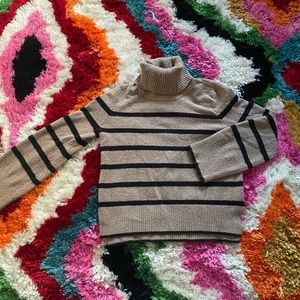 Striped Turtleneck